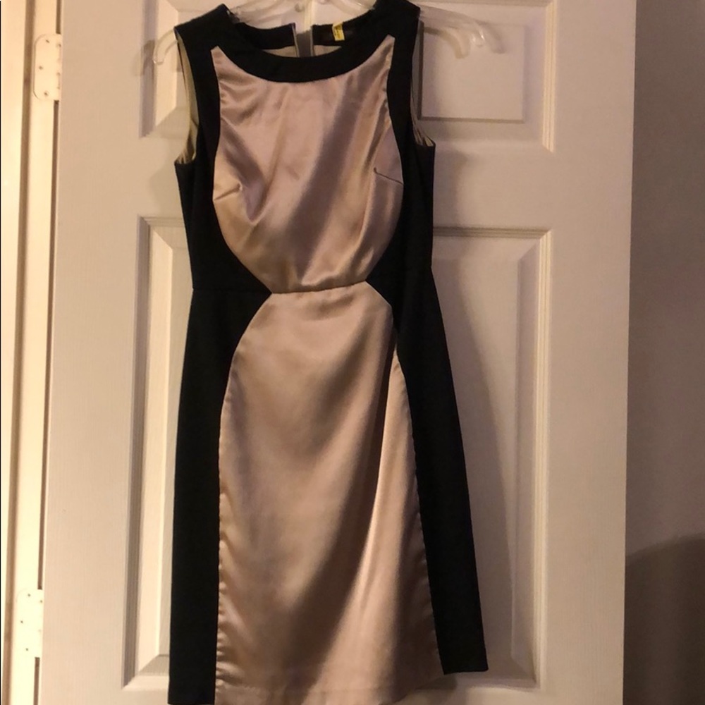 The Limited black and gold dress size 2